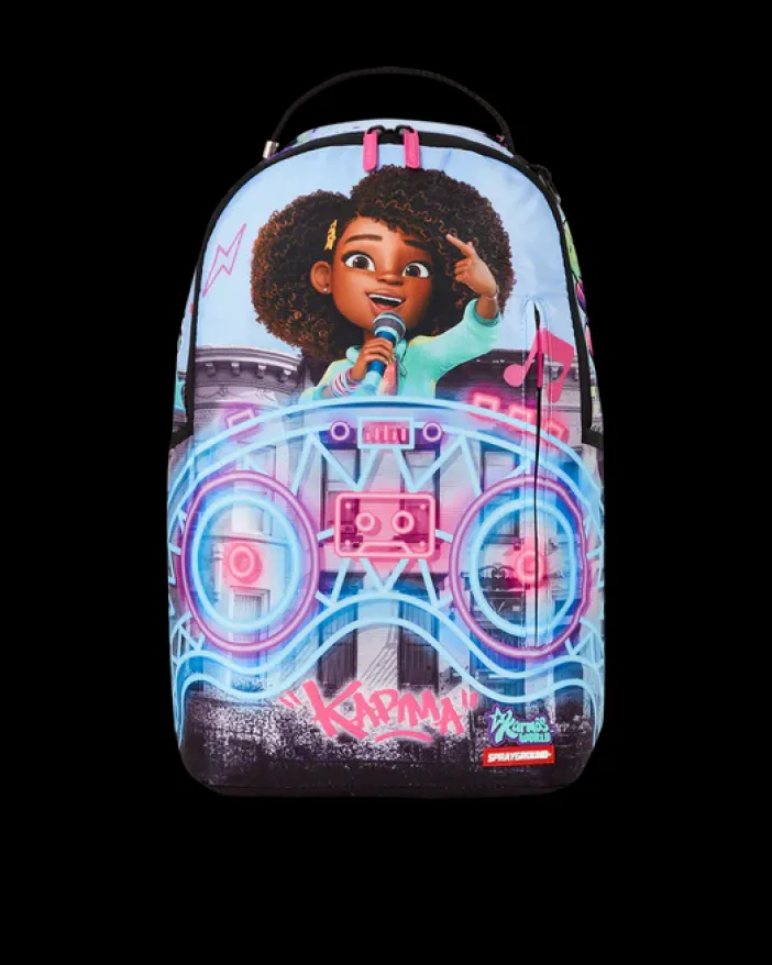KARMA'S WORLD TURN UP THE VOLUME BACKPACK>SPRAYGROUND New