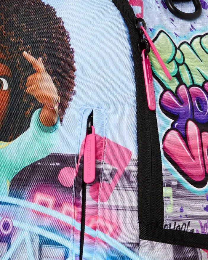 KARMA'S WORLD TURN UP THE VOLUME BACKPACK>SPRAYGROUND New