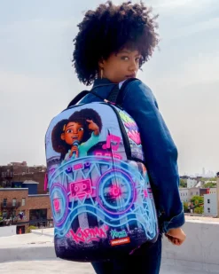 KARMA'S WORLD TURN UP THE VOLUME BACKPACK><noscript><img width=