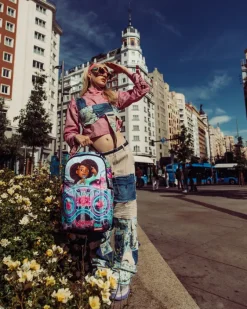 KARMA'S WORLD TURN UP THE VOLUME BACKPACK><noscript><img width=