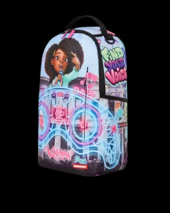 KARMA'S WORLD TURN UP THE VOLUME BACKPACK><noscript><img width=