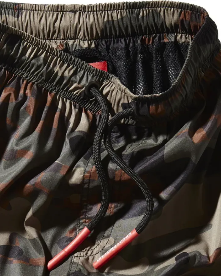 KIDS CAMO CHECKERED SWIM TRUNKS>SPRAYGROUND Sale