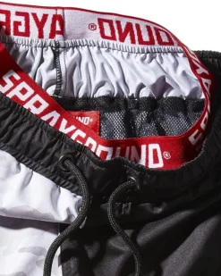 KIDS DAMAGE CONTROL SWIM TRUNKS><noscript><img width=