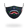 KIDS FORM FITTING MASK: ARCADE SHARK>SPRAYGROUND Hot