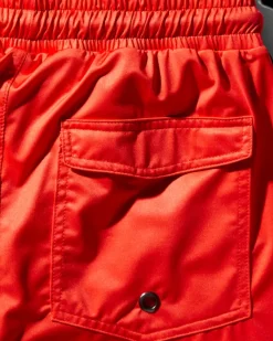 KIDS JAPAN WAVE SWIM TRUNKS (RED)><noscript><img width=