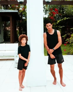 KIDS LIGHTS OUT SWIM TRUNKS><noscript><img width=