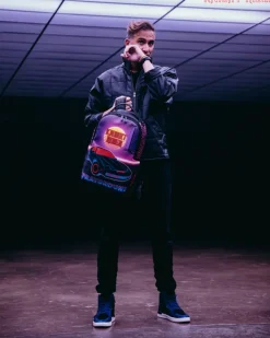 KNIGHT RIDER K.I.T.T. LASER SHARK BACKPACK><noscript><img width=