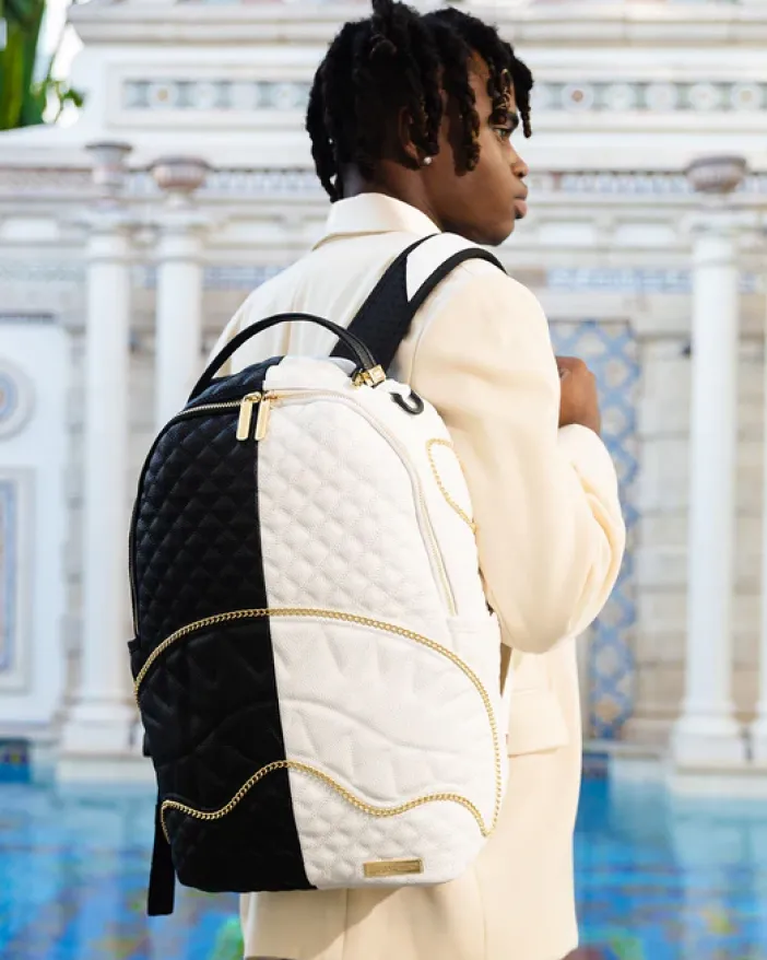 LEVELED UP SPLIT QUILT SHARK BACKPACK (DLXV)>SPRAYGROUND Online