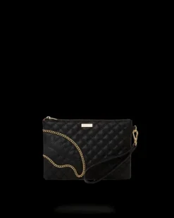LEVELED UP SPLIT QUILT SHARK CROSSOVER CLUTCH>SPRAYGROUND
