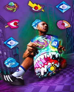MAD SCIENTIST (6 REMOVABLE EYES) BACKPACK><noscript><img width=