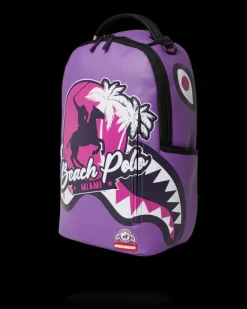 MIAMI BEACH POLO COLLAB BACKPACK (DLXV-PURPLE)><noscript><img width=
