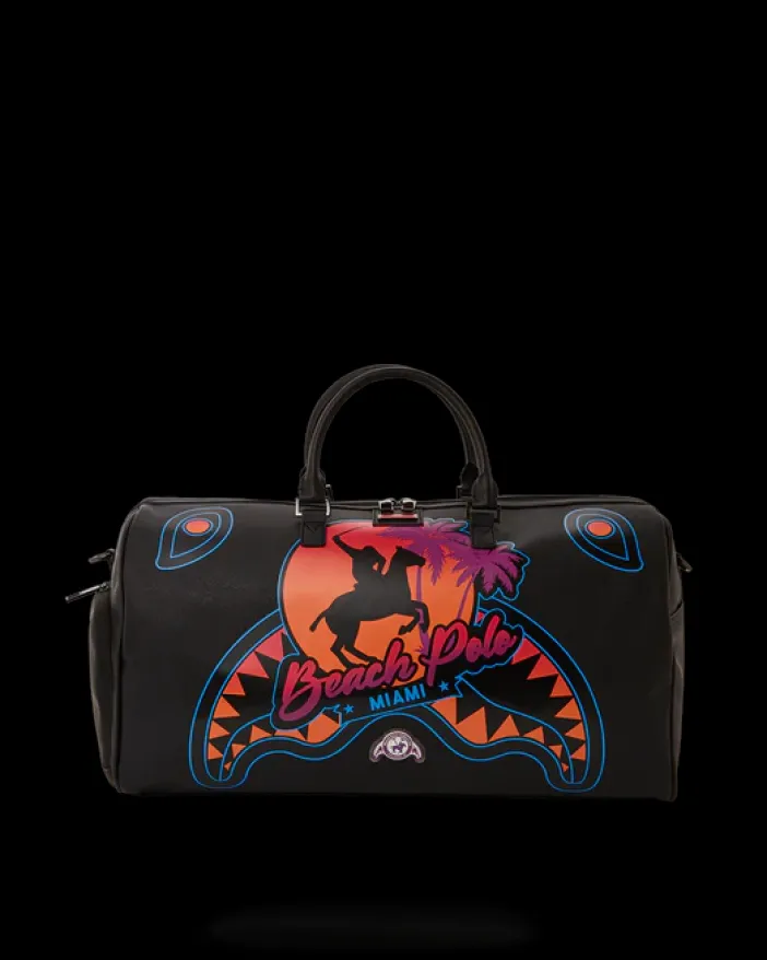 MIAMI BEACH POLO COLLAB DUFFLE (BLACK)>SPRAYGROUND Outlet
