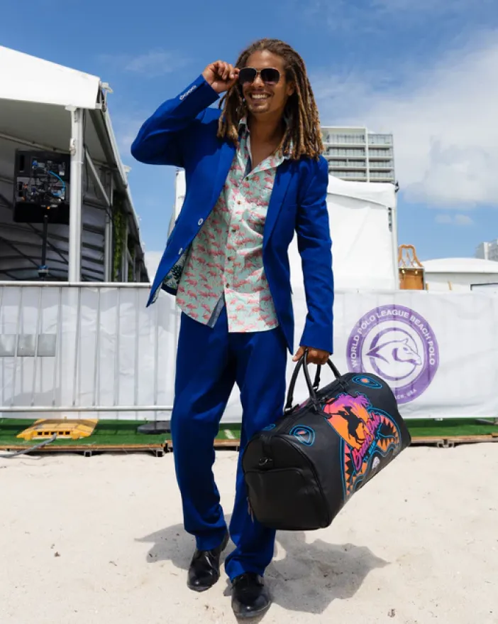 MIAMI BEACH POLO COLLAB DUFFLE (BLACK)>SPRAYGROUND Outlet