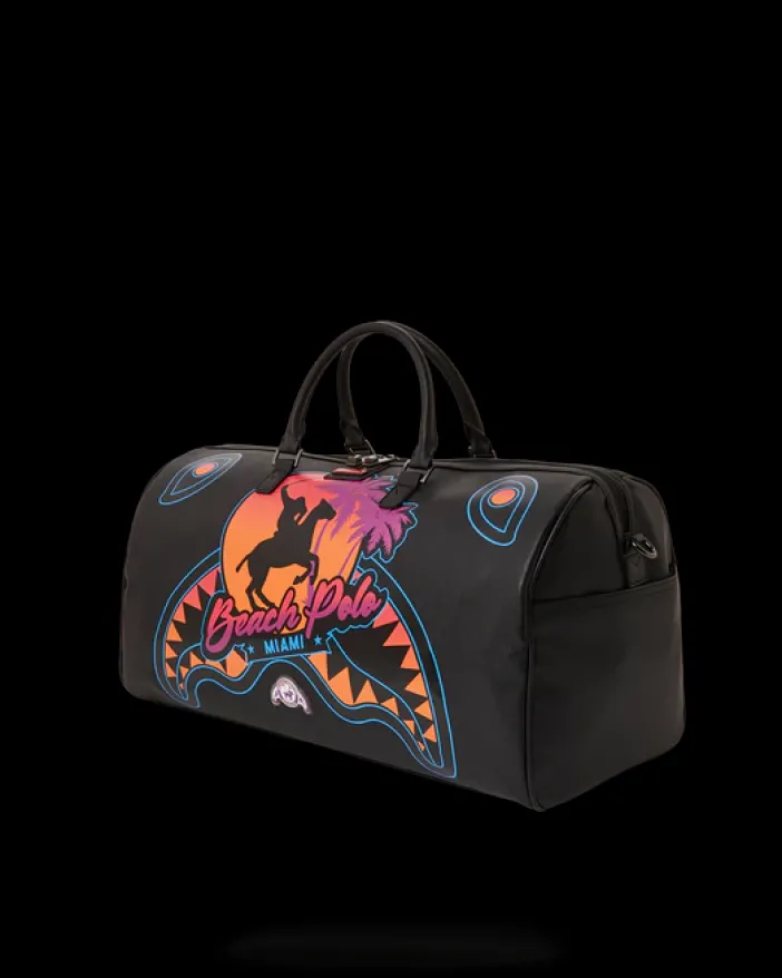 MIAMI BEACH POLO COLLAB DUFFLE (BLACK)>SPRAYGROUND Outlet