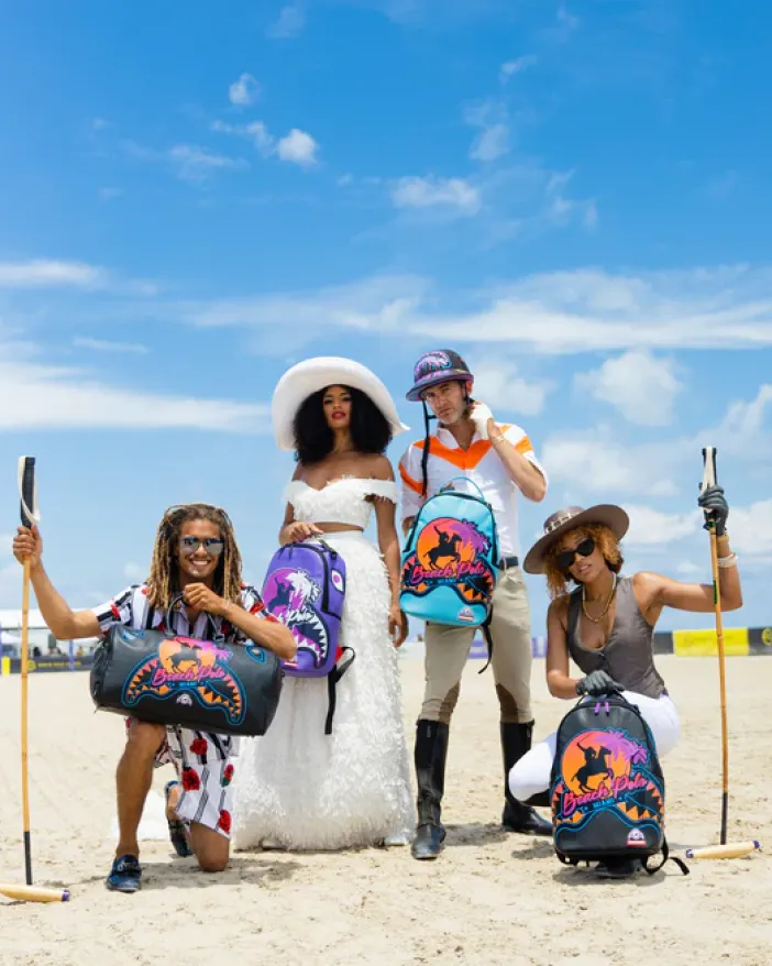 MIAMI BEACH POLO COLLAB DUFFLE (BLACK)>SPRAYGROUND Outlet