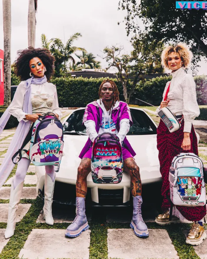 MIAMI VICE CELLPHONE BACKPACK>SPRAYGROUND Clearance