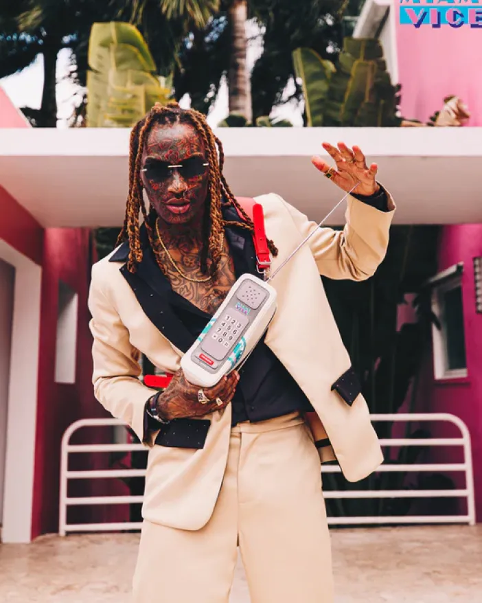 MIAMI VICE CELLPHONE BACKPACK>SPRAYGROUND Clearance