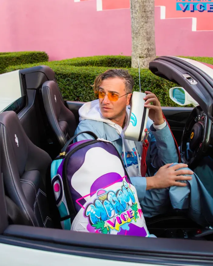 MIAMI VICE CELLPHONE BACKPACK>SPRAYGROUND Clearance