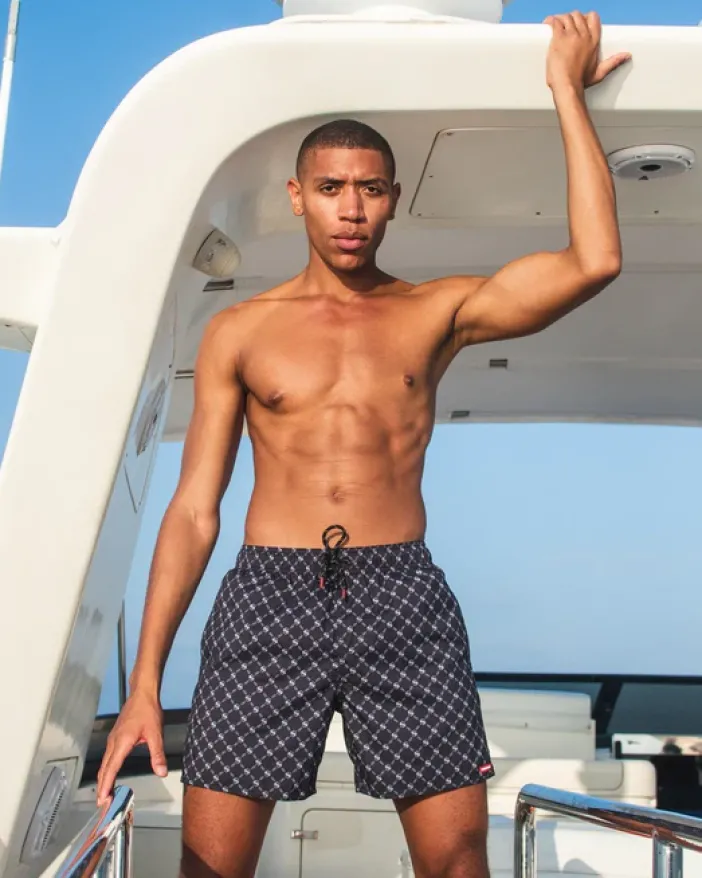 MIDNIGHT MONEYGRAM SHOTO SWIM TRUNKS>SPRAYGROUND Online