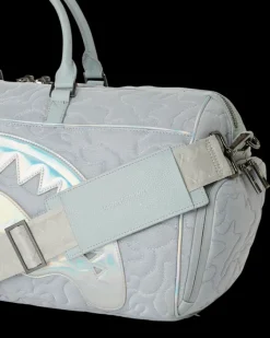 MIRASHAKU IRIDESCENT QUILT DUFFLE><noscript><img width=