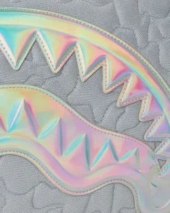 MIRASHAKU IRIDESCENT QUILT DUFFLE><noscript><img width=