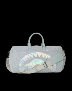 MIRASHAKU IRIDESCENT QUILT DUFFLE><noscript><img width=