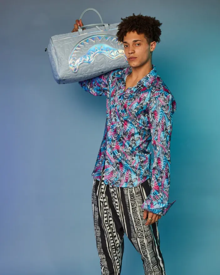 MIRASHAKU IRIDESCENT QUILT DUFFLE>SPRAYGROUND Outlet