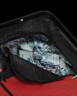 MOLDED SHARKITECTURE BLACK HARDSHELL CARRY-ON LUGGAGE><noscript><img width=