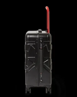MOLDED SHARKITECTURE BLACK HARDSHELL CARRY-ON LUGGAGE><noscript><img width=