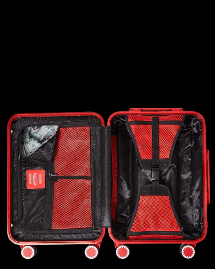 MOLDED SHARKITECTURE RED HARDSHELL CARRY-ON LUGGAGE>SPRAYGROUND Outlet