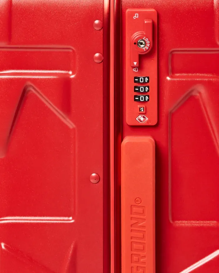 MOLDED SHARKITECTURE RED HARDSHELL CARRY-ON LUGGAGE>SPRAYGROUND Outlet