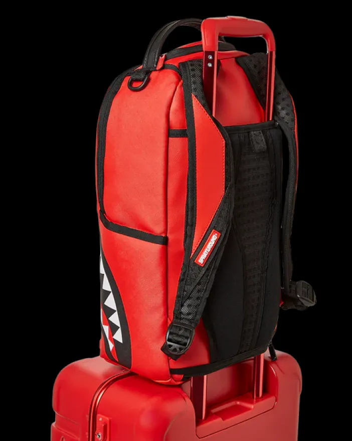 MOLDED SHARKITECTURE RED HARDSHELL CARRY-ON LUGGAGE>SPRAYGROUND Outlet