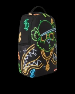 MONEY BEAR CITY LIGHTS BACKPACK><noscript><img width=
