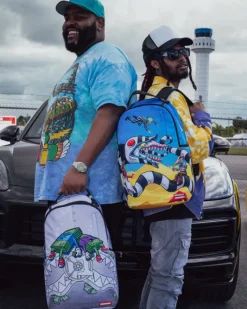 MONEY BOYS I MAKE MONEY WHILE I SLEEP KNAPSACK (DLXR)>SPRAYGROUND Hot