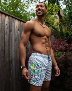 MONEY BOYS SANDBAR SWIM TRUNKS><noscript><img width=