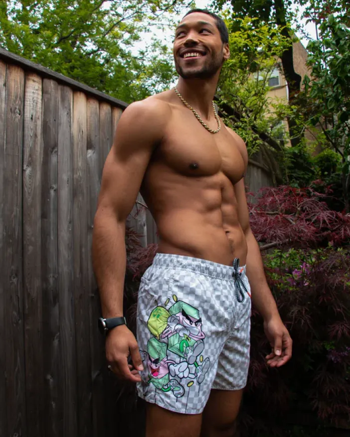 MONEY BOYS SANDBAR SWIM TRUNKS>SPRAYGROUND Hot