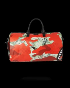 MONEY CAMO (RED) DUFFLE>SPRAYGROUND Online