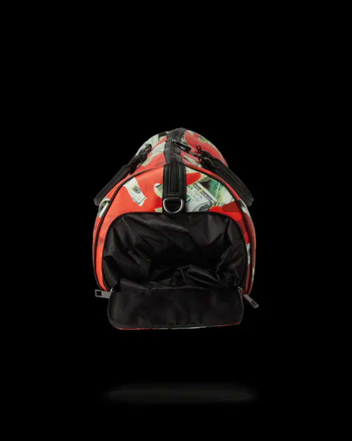 MONEY CAMO (RED) DUFFLE>SPRAYGROUND Online
