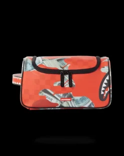 MONEY CAMO (RED) TOILETRY BAG>SPRAYGROUND Outlet