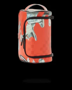 MONEY CAMO (RED) TOILETRY BAG><noscript><img width=
