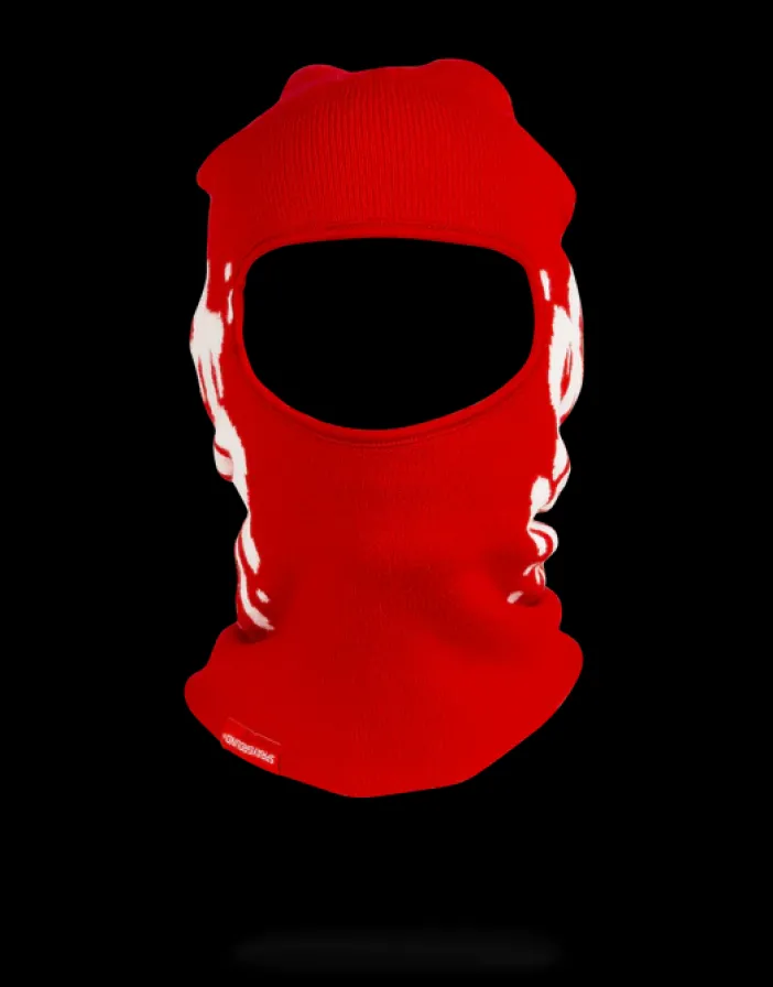 MONEY DRIP SKI MASK (RED)>SPRAYGROUND New