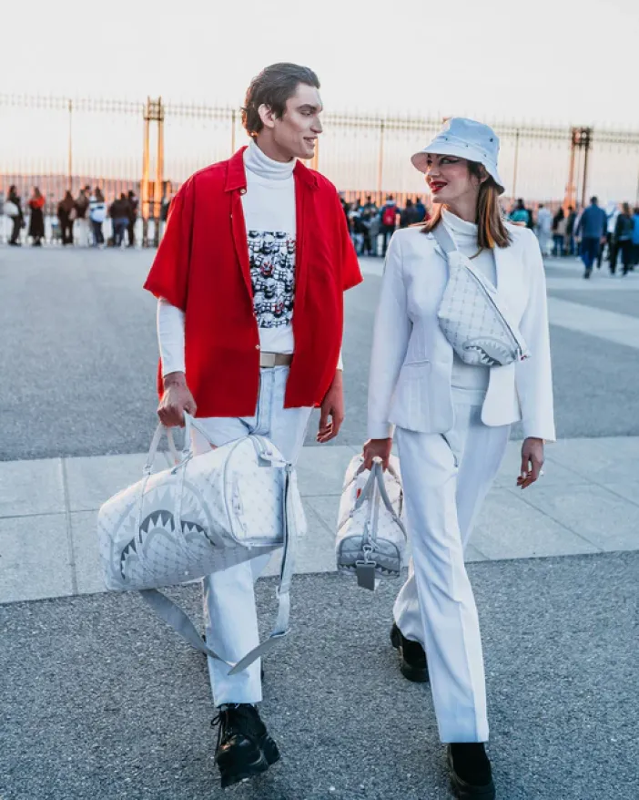 MONEYGRAM POWDER EMPEROR DUFFLE>SPRAYGROUND