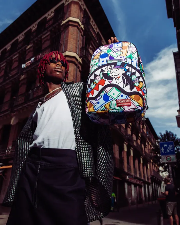 MONOPOLY WALL STREET BACKPACK>SPRAYGROUND New