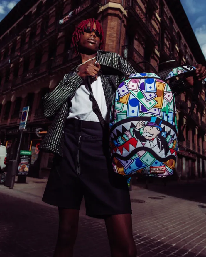 MONOPOLY WALL STREET BACKPACK>SPRAYGROUND New