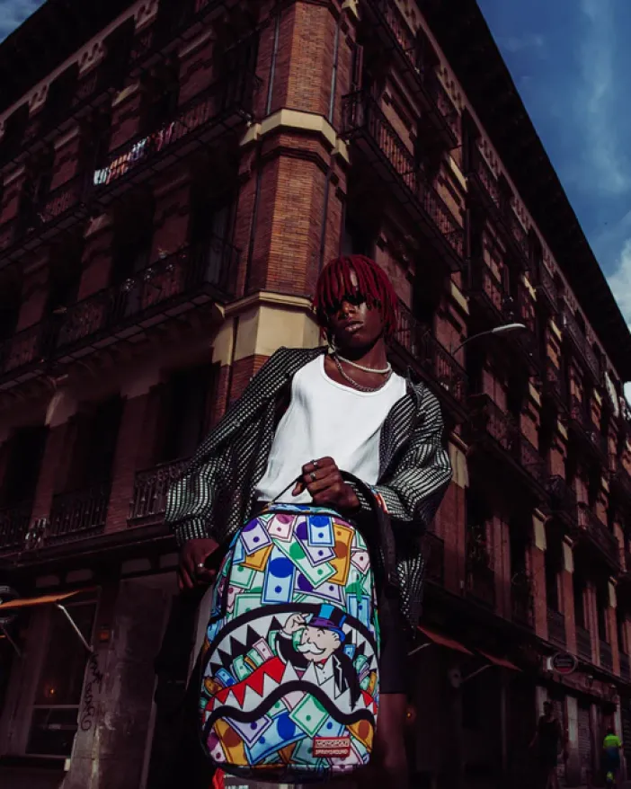 MONOPOLY WALL STREET BACKPACK>SPRAYGROUND New