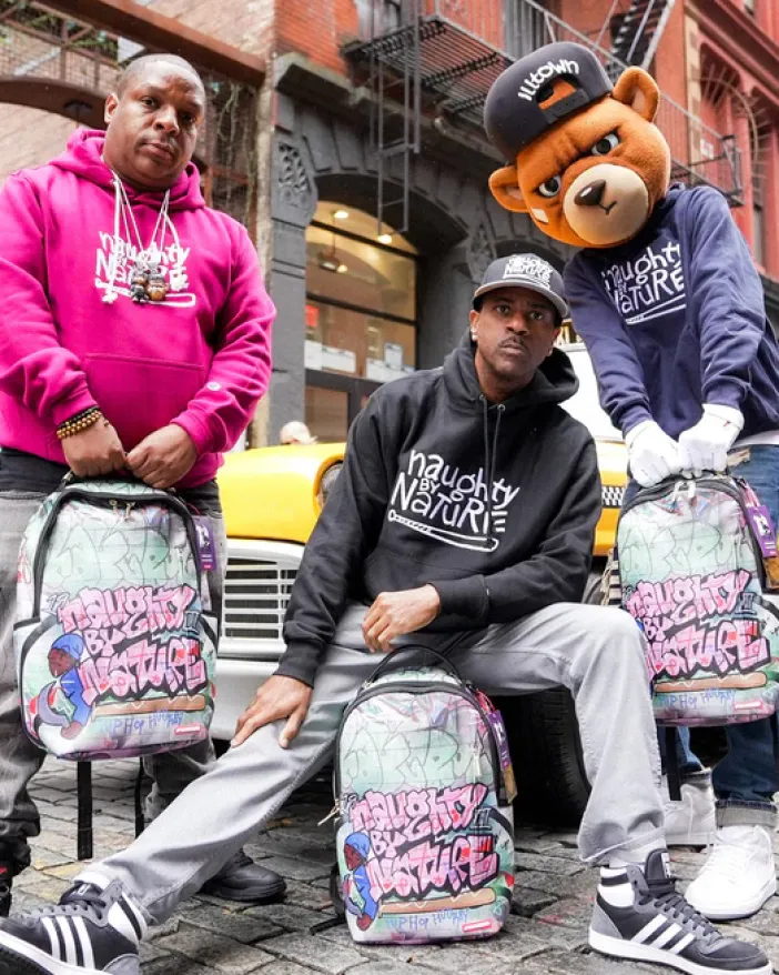 NAUGHTY BY NATURE HIP HOP HOORAY 30TH ANNIVERSARY COLLAB BACKPACK>SPRAYGROUND Discount