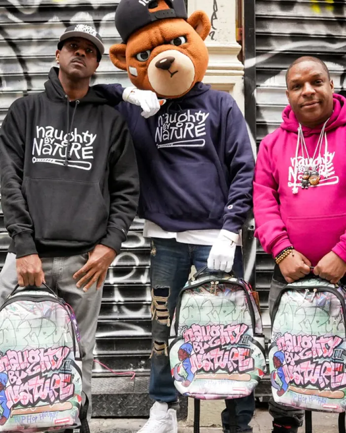 NAUGHTY BY NATURE HIP HOP HOORAY 30TH ANNIVERSARY COLLAB BACKPACK>SPRAYGROUND Discount