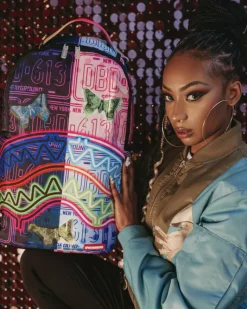 NEON BUTTERFLY BACKPACK><noscript><img width=