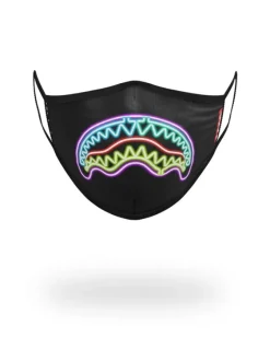 NEON SHARK FORM-FITTING MASK>SPRAYGROUND Best
