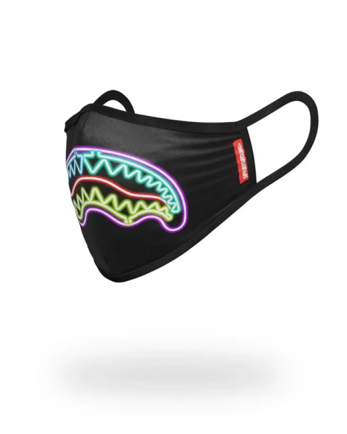 NEON SHARK FORM-FITTING MASK>SPRAYGROUND Best